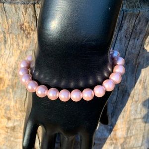 Genuine Freshwater Shell Pearl, Pink, 8mm